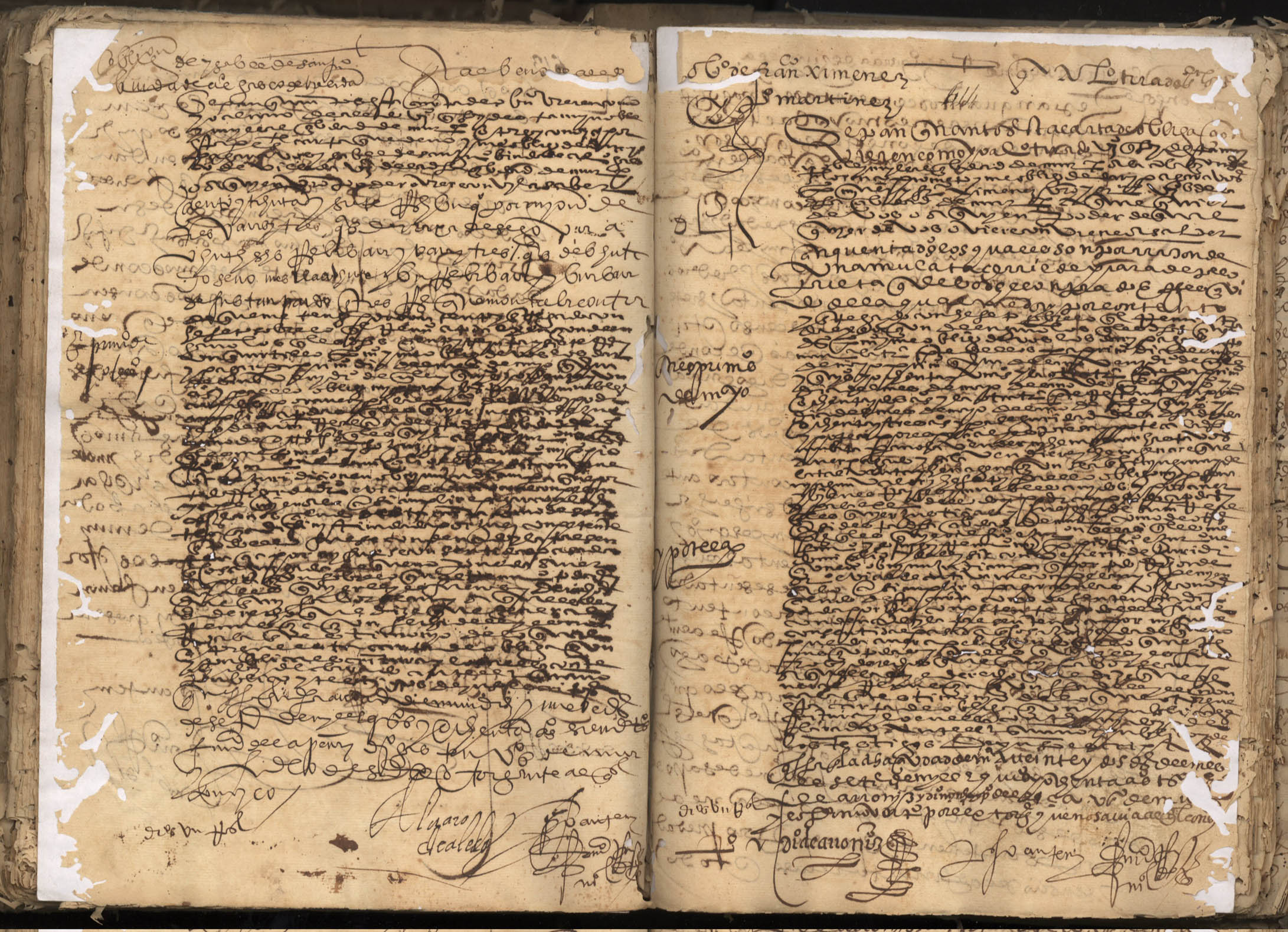 Registro de Francisco Ruiz Maldonado, Murcia, de 1580.